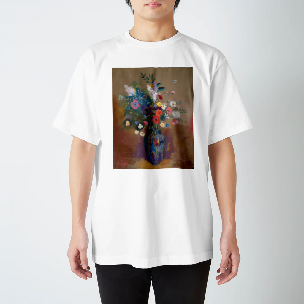 世界美術商店の花束 / Bouquet of Flowers Regular Fit T-Shirt