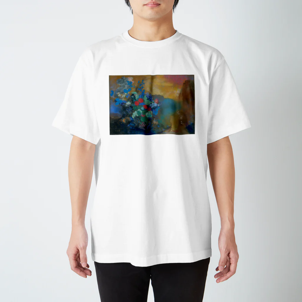 世界美術商店の花の中のオフィーリア / Ophelia among the Flowers スタンダードTシャツ