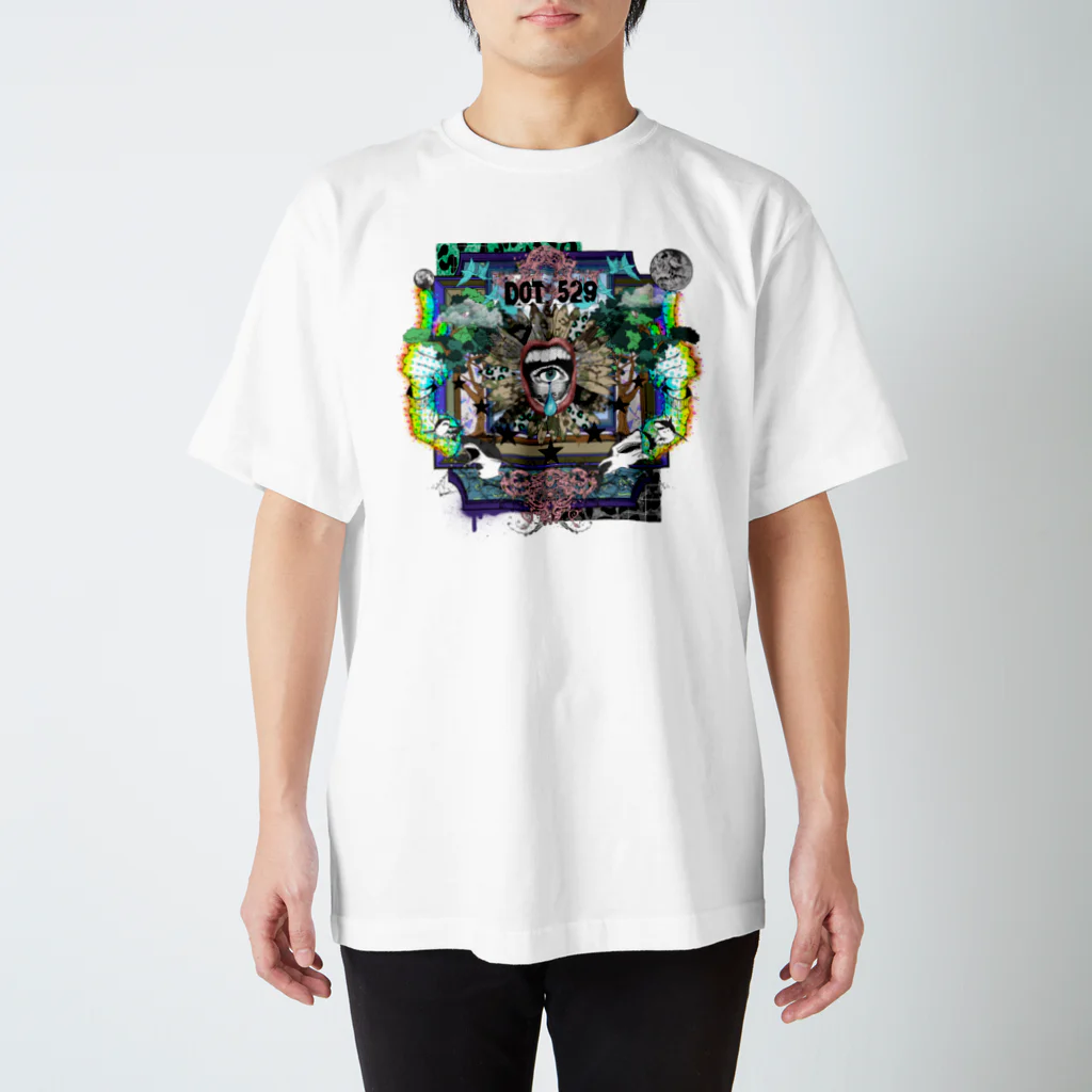 DoT529 ✴︎ドッティーゴーニーキューのひまわり Regular Fit T-Shirt