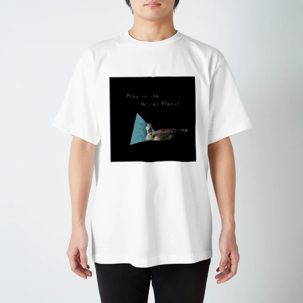 tori-note のPlay in the Water planet スタンダードTシャツ