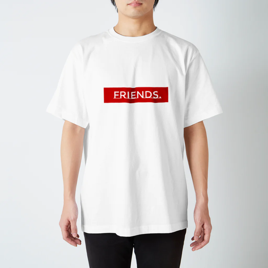 SASAKI's FICITON.のRED__friends. スタンダードTシャツ