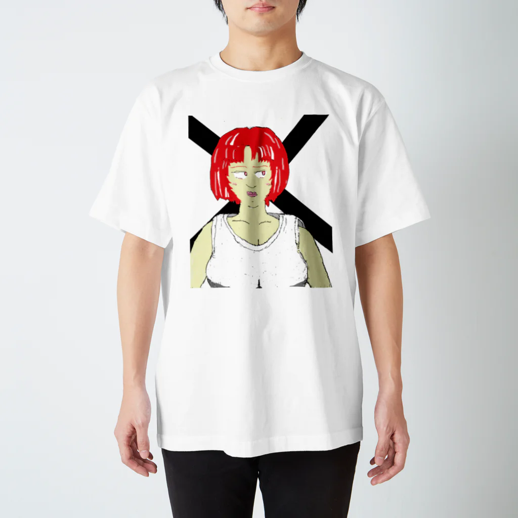 プリン倶楽部のred hair スタンダードTシャツ