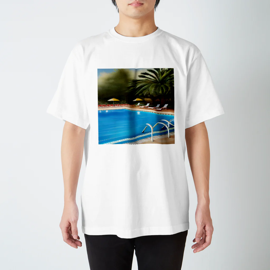 Soup Syrupの#0017 | Pool Hotel 02 スタンダードTシャツ