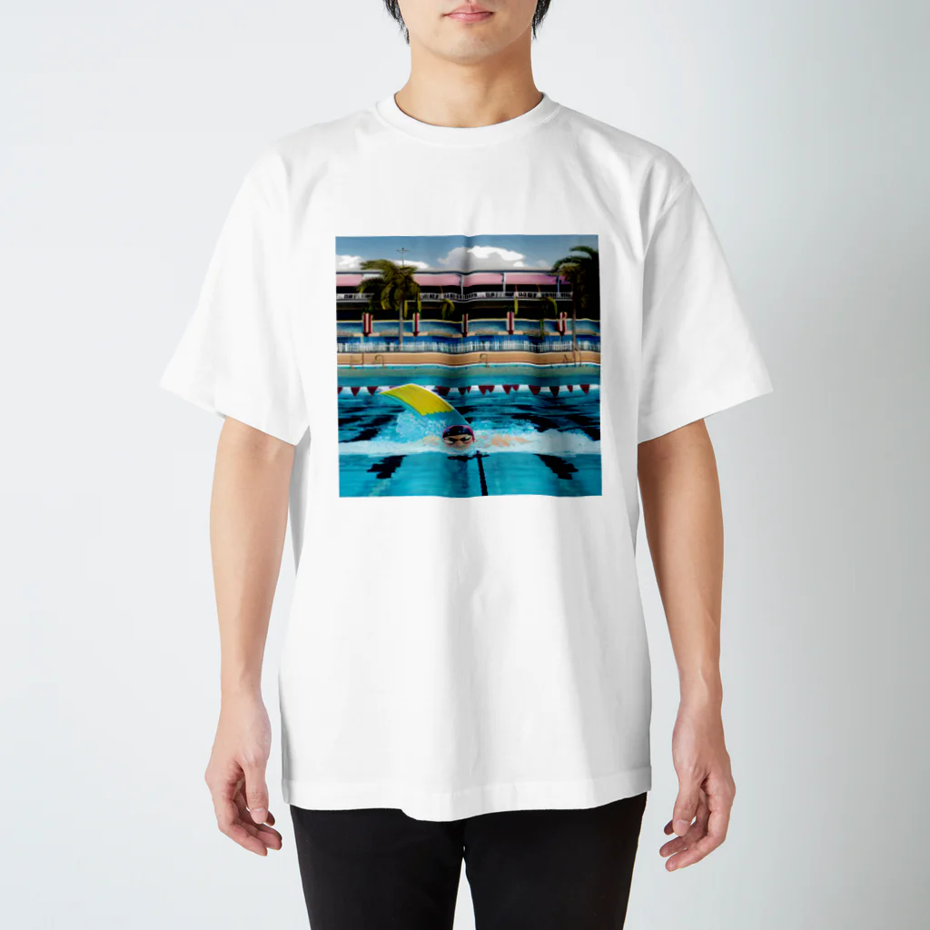 Soup Syrupの#0018 | Pool Hotel 03 Regular Fit T-Shirt