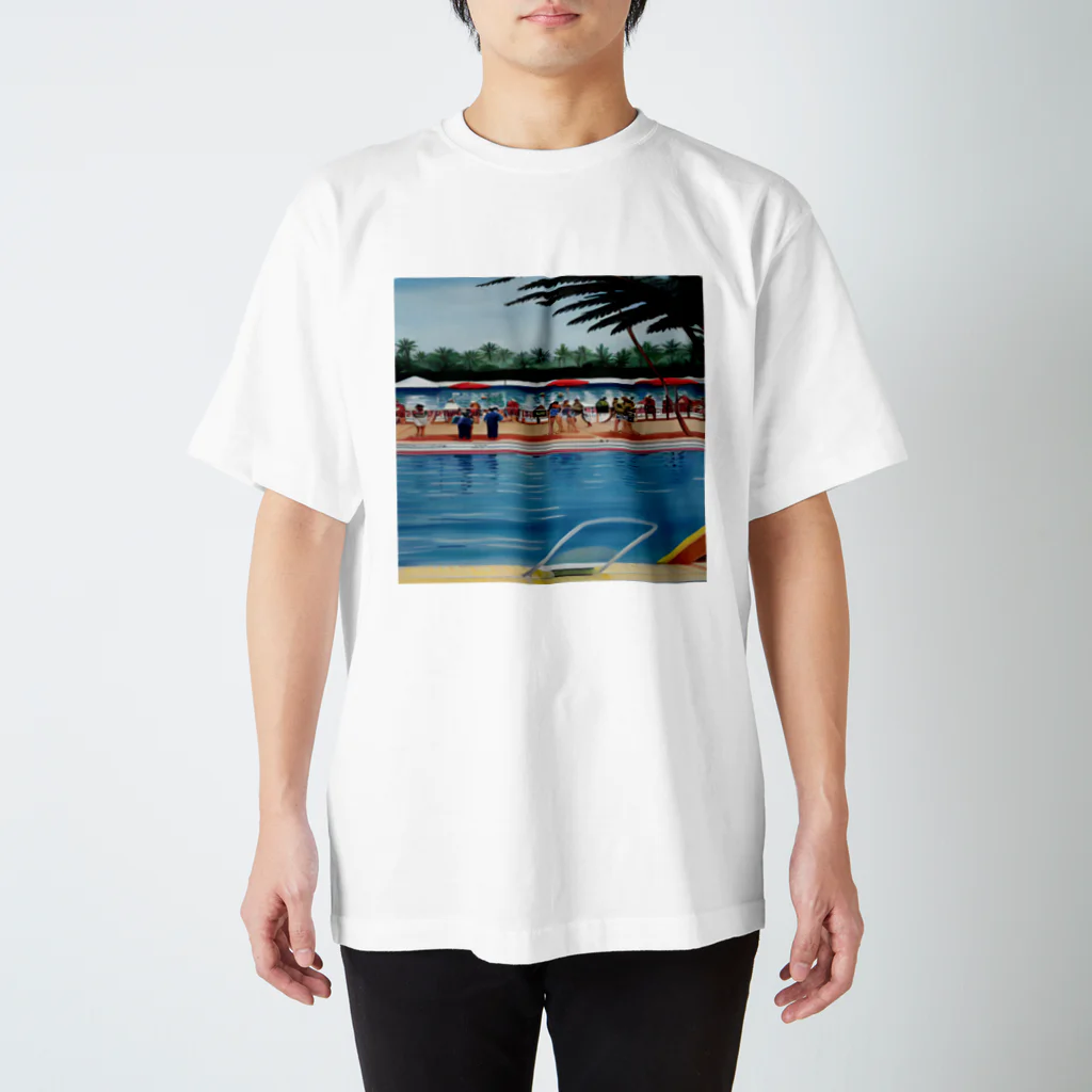 Soup Syrupの#0019 | Pool Hotel 04 Regular Fit T-Shirt