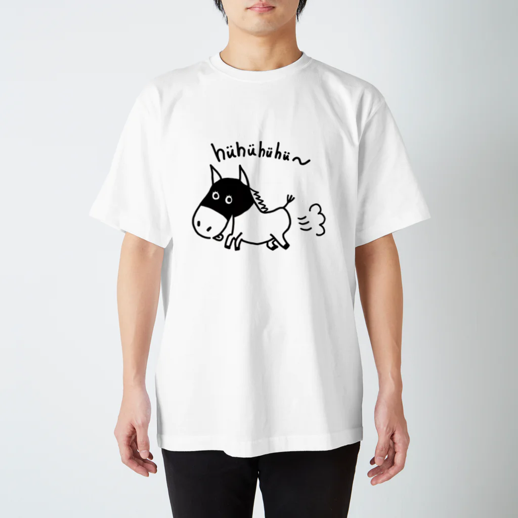 あっきょん(旧たもちゃん)のひゅひゅ馬めんこ スタンダードTシャツ