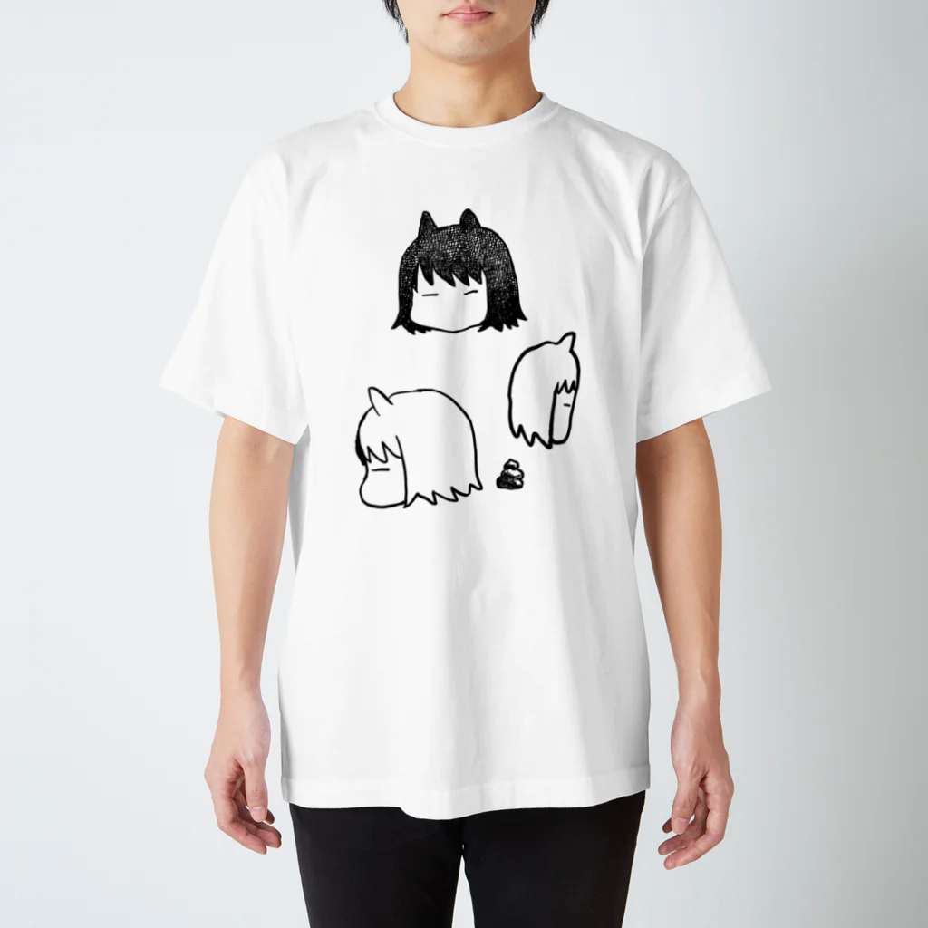 ZONの白黒 スタンダードTシャツ