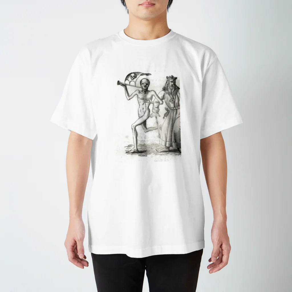 J. Jeffery Print Galleryのホルバインの死の舞踏と聖書の木版画 Regular Fit T-Shirt