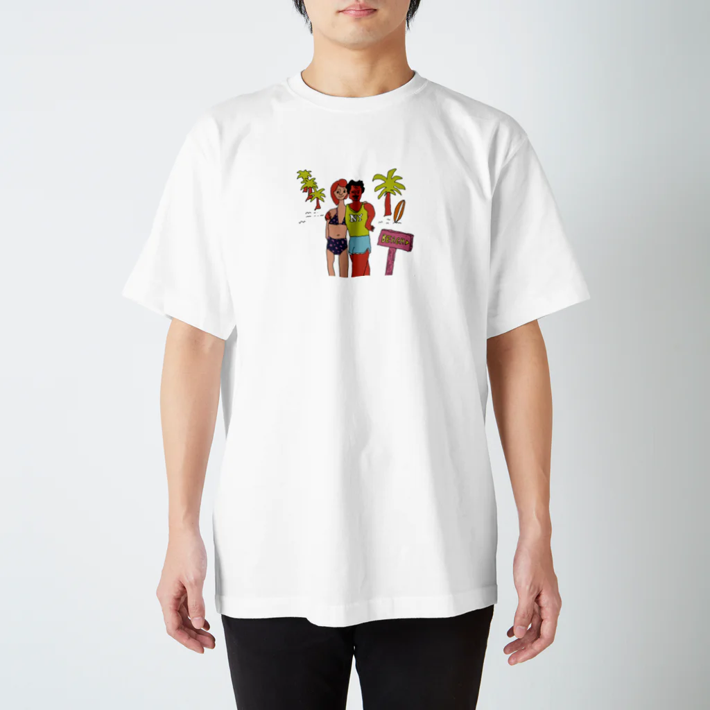 nishiyama_graphyのGO TO BEACH スタンダードTシャツ