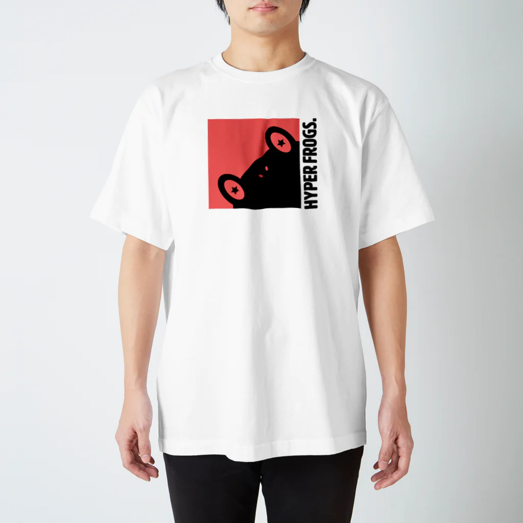 ハンクソンのシルエットタイル（赤） スタンダードTシャツ