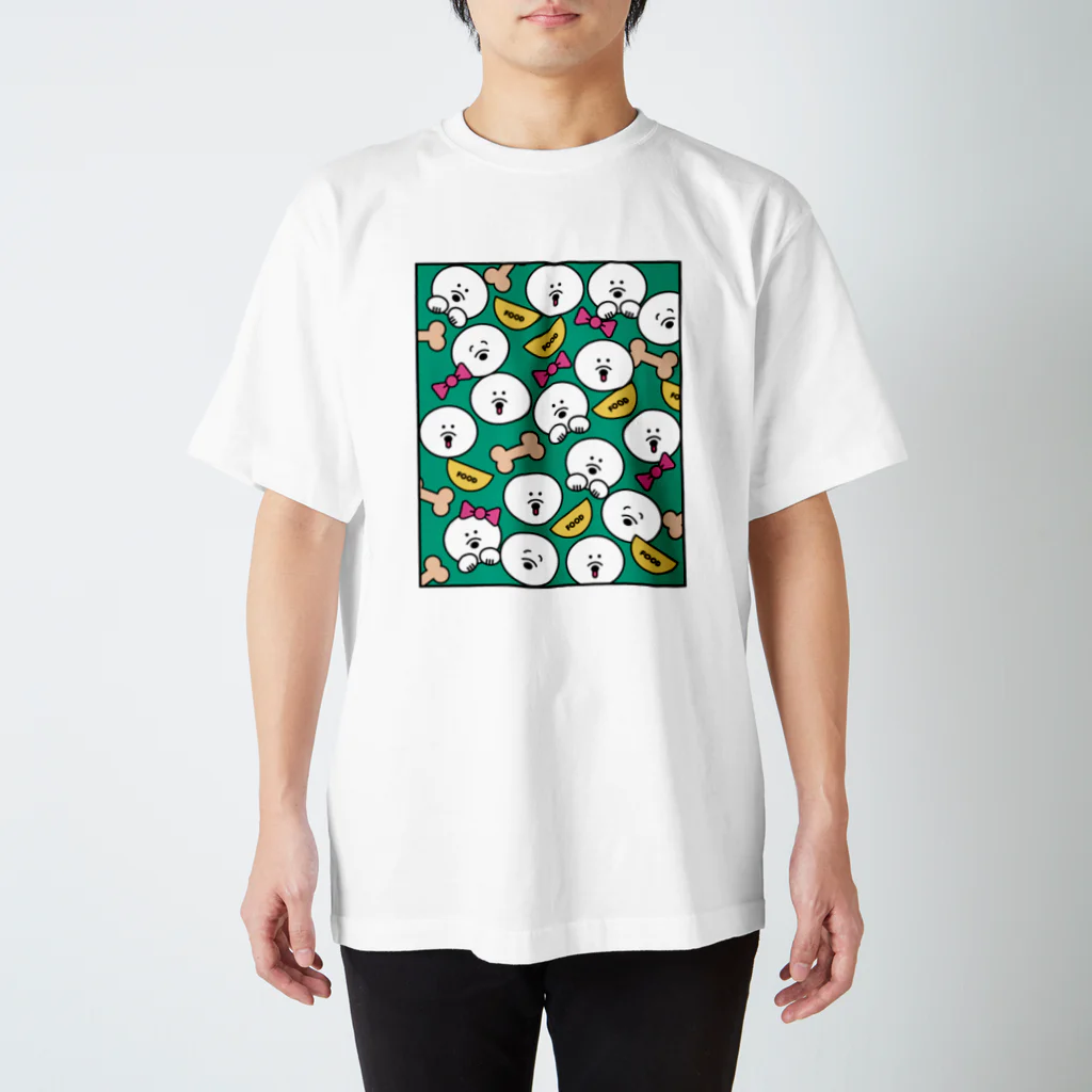 hr. grassのbichon frize スタンダードTシャツ