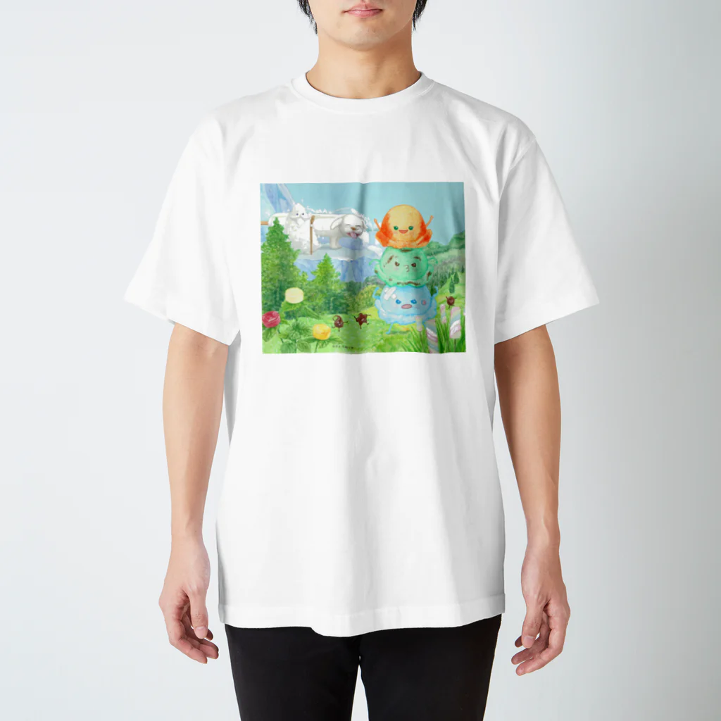 さとうめぐみ絵本グッズのアイスキッズのぼうけん スタンダードTシャツ