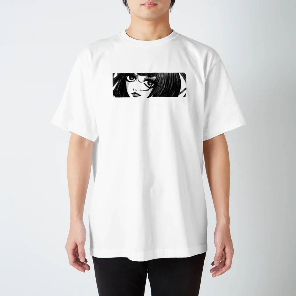 yuumiのモノクロガール スタンダードTシャツ