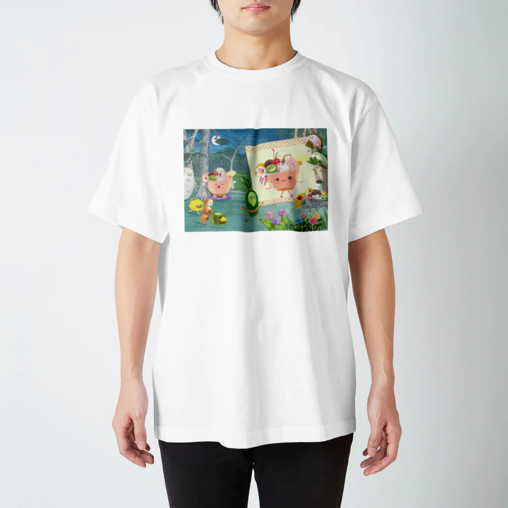 さとうめぐみ絵本グッズのあんみつひめさま スタンダードTシャツ