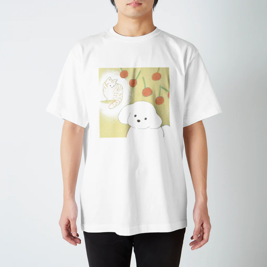 てらおかなつみの犬のグッズ スタンダードTシャツ