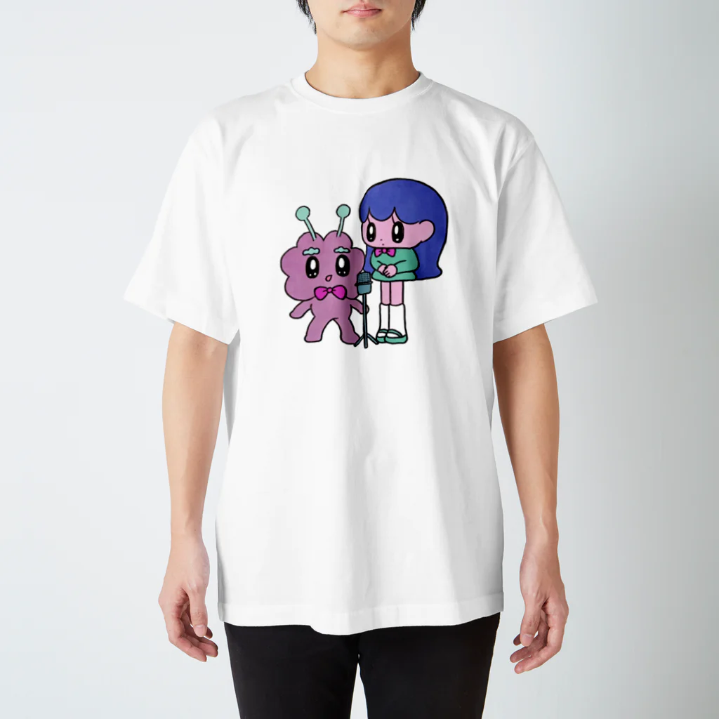 モニョチタポミチの宇宙人と漫才 スタンダードTシャツ