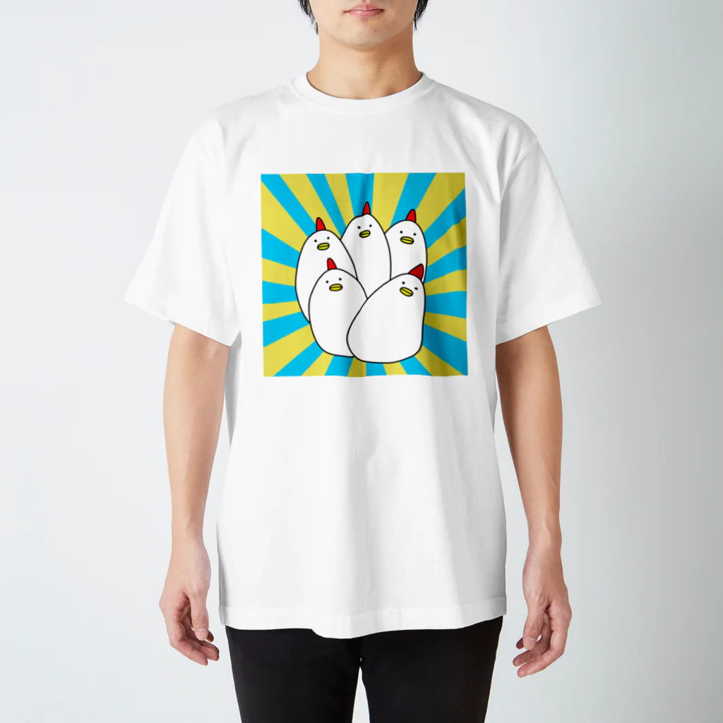 niwatori-companyのニワトリトレイン Regular Fit T-Shirt