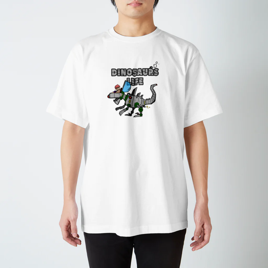 にじいろルークスのダイナソーライフ！ Regular Fit T-Shirt