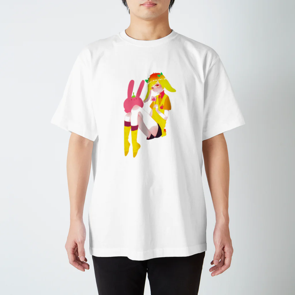 煩悩片栗粉のオムライスうさぎくん Regular Fit T-Shirt