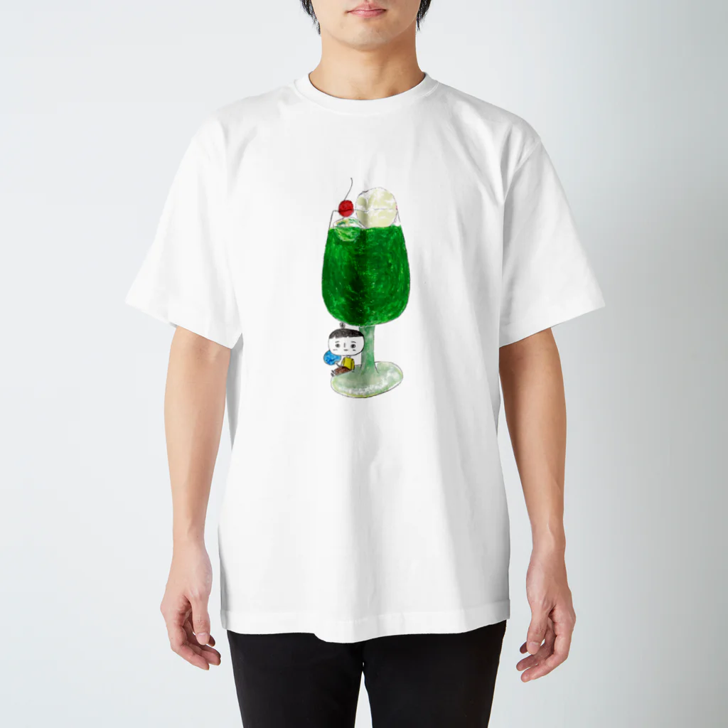 iii sum+ illustrationのmelon soda Regular Fit T-Shirt