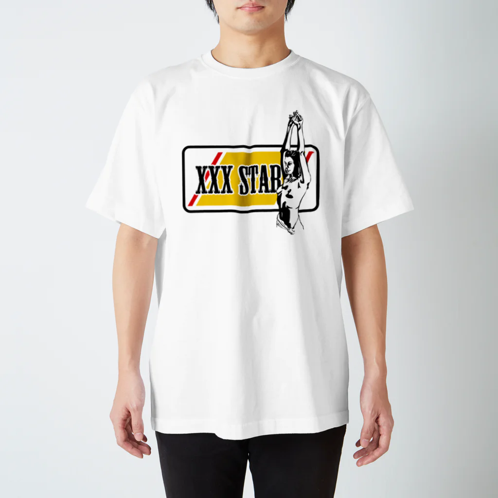 提供 tshopのXXX STAR #1 スタンダードTシャツ