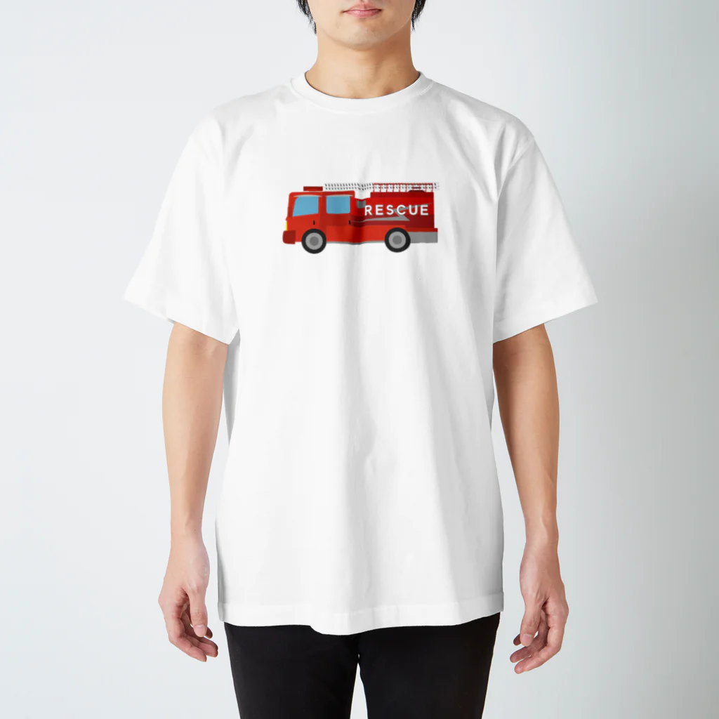 chicodeza by suzuriのレスキュー車 Regular Fit T-Shirt