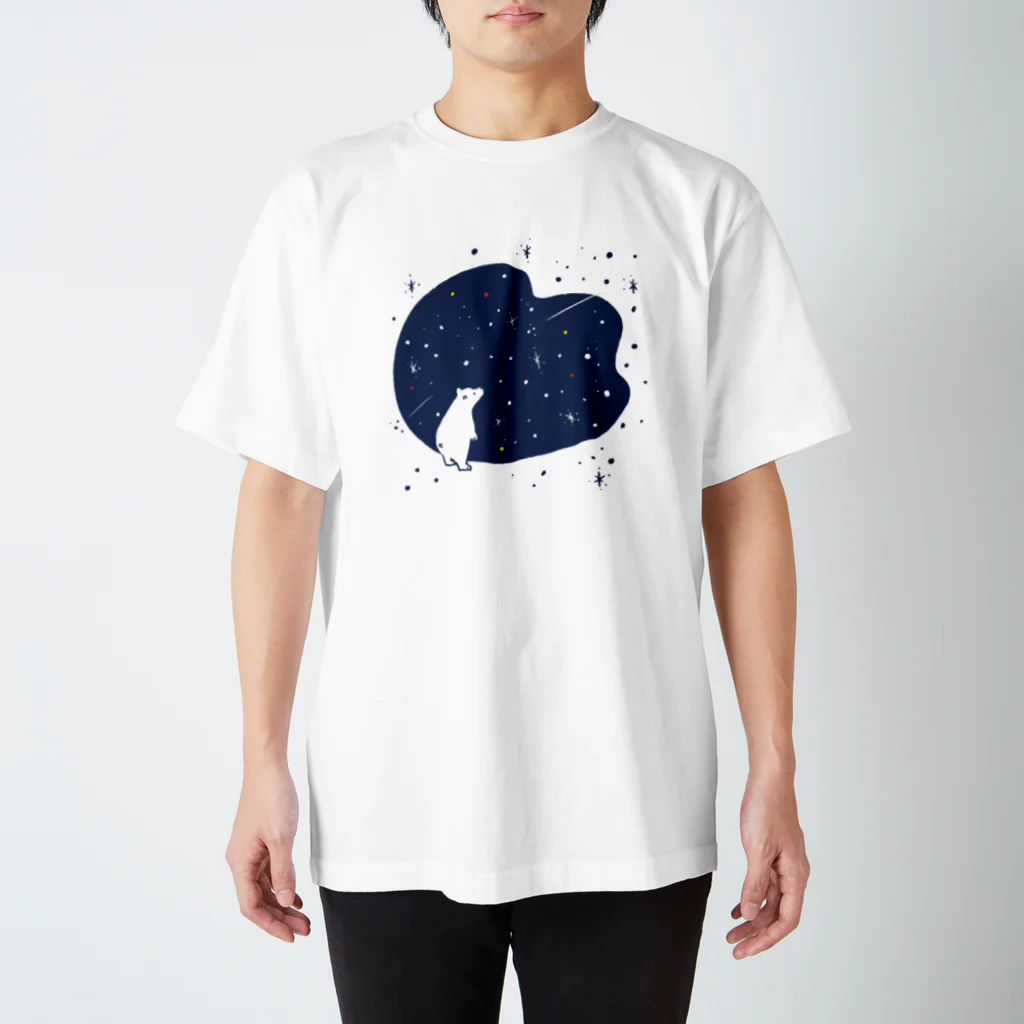 kotkotriの星空シロクマさん Regular Fit T-Shirt