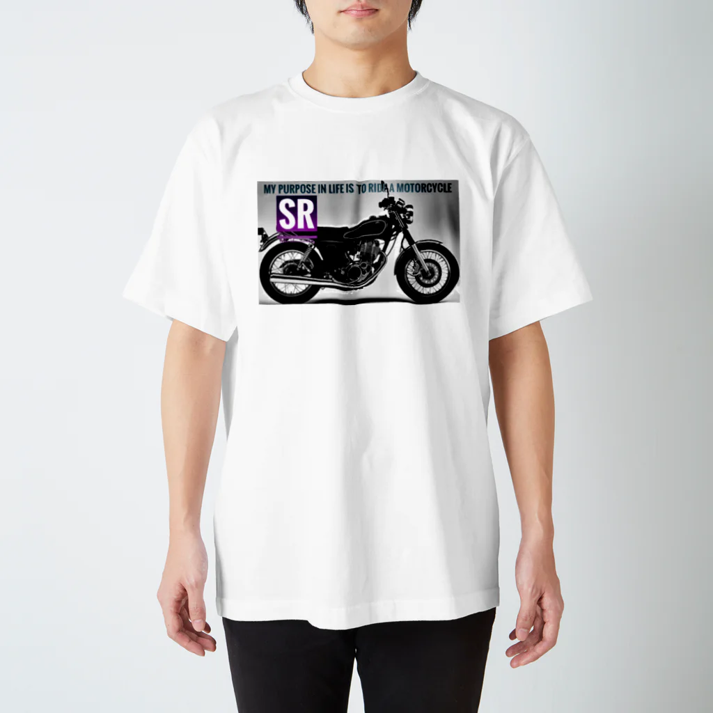 SRiaのバイクが生きがい〜SRiaロゴver スタンダードTシャツ