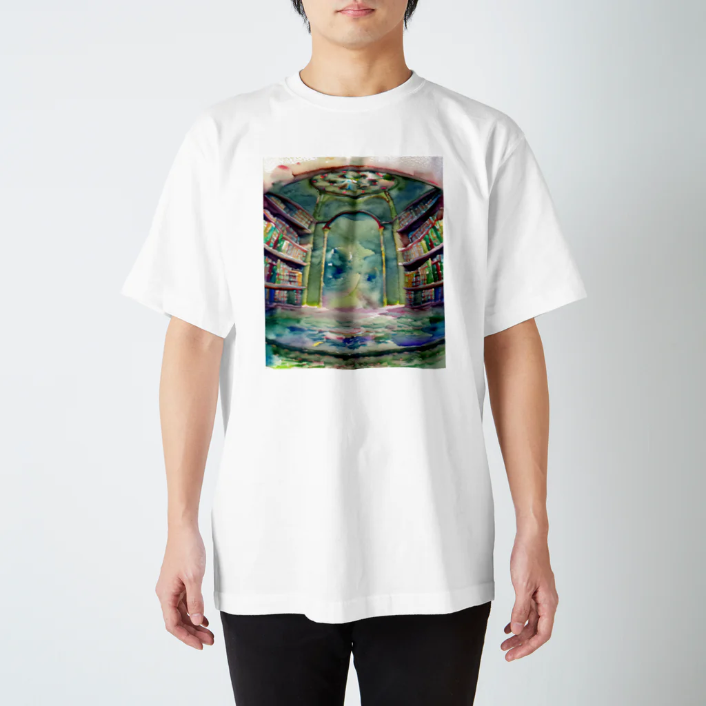 窓際寿限無のmagic library Regular Fit T-Shirt