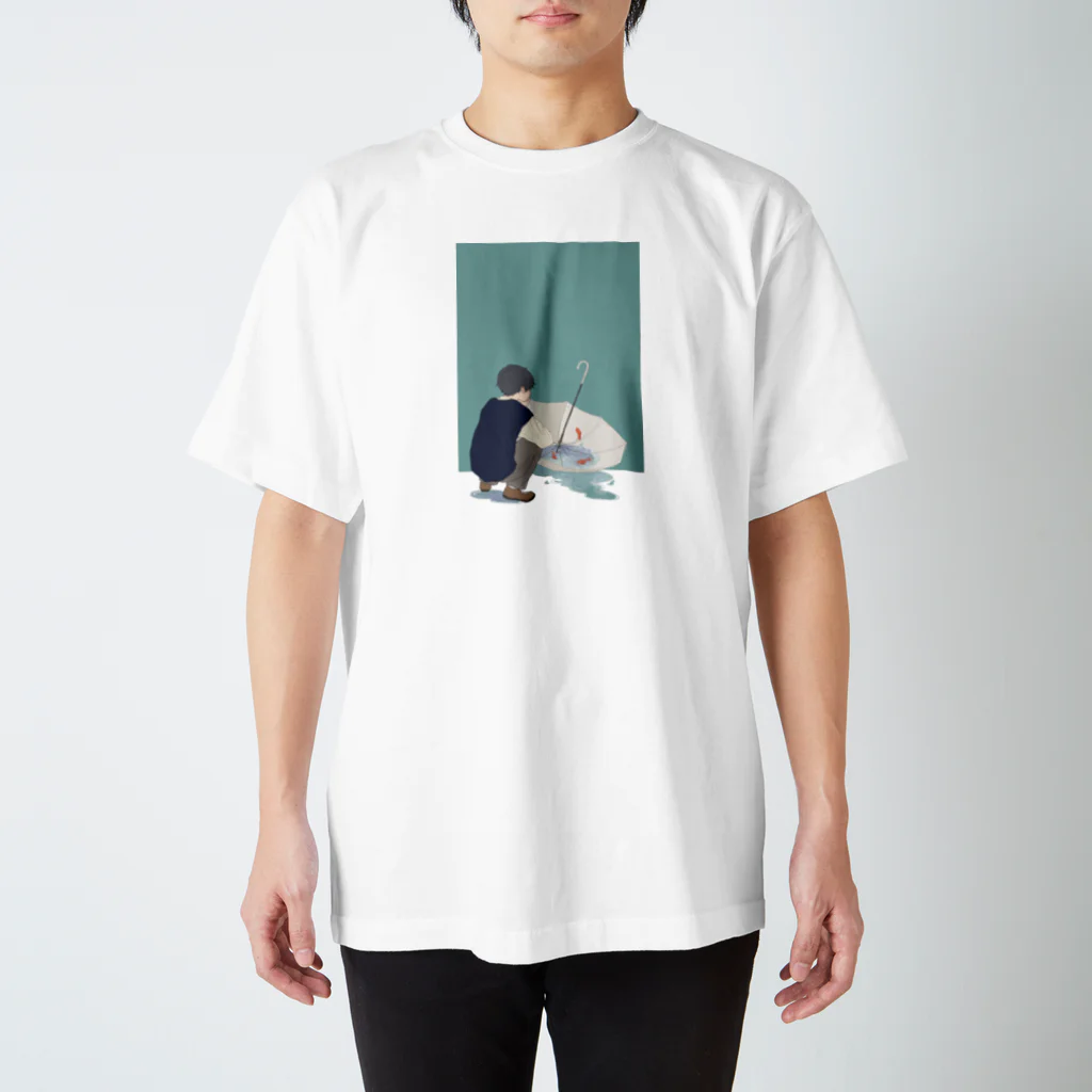 ととり食堂の金魚あめ スタンダードTシャツ