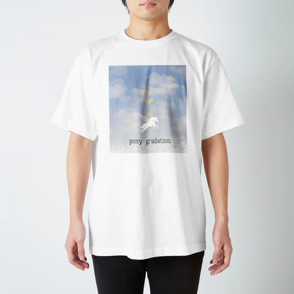 ぽにいずしょっぷのぽにいぺがさすTシャツ（ほわほわ） Regular Fit T-Shirt