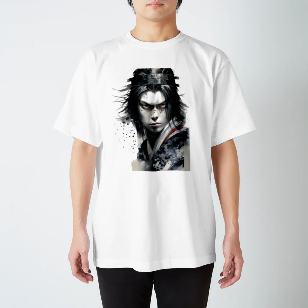 News US Suzuri Storeの侍 サムライアート 其の参 Regular Fit T-Shirt