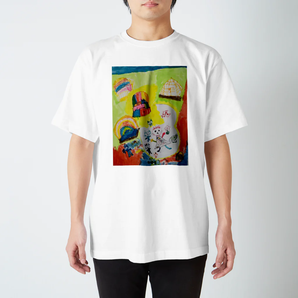 miracle⭐️Art  のスマホんちゃん Regular Fit T-Shirt