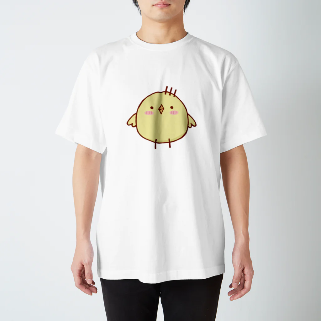 親鳥えぬのゆるいひよこ スタンダードTシャツ