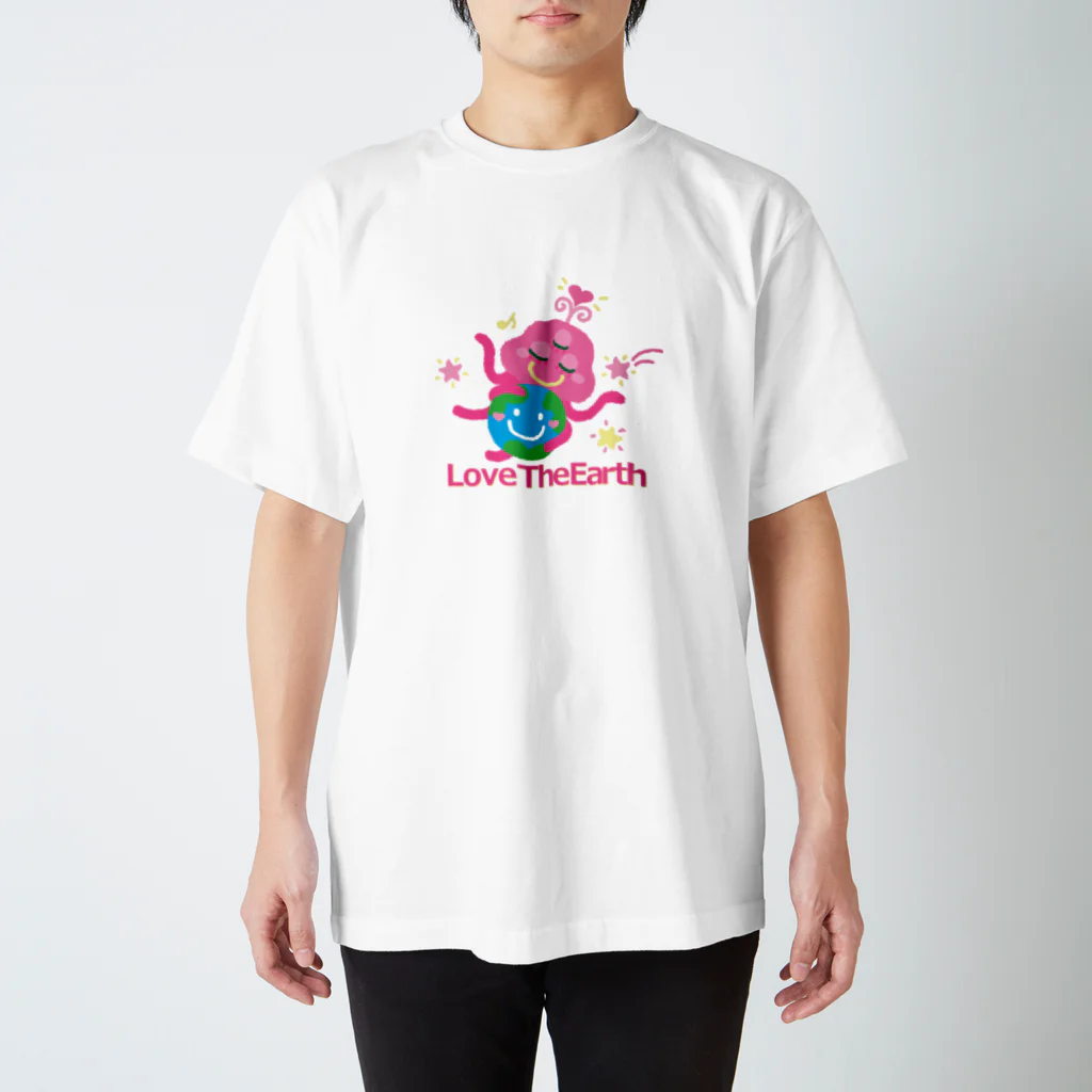 雁花工房（寄付アイテム販売中です）のLove The Earth スタンダードTシャツ