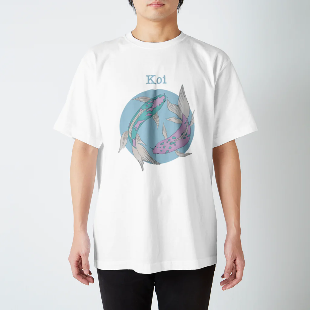 shesbugのKoi on the front スタンダードTシャツ