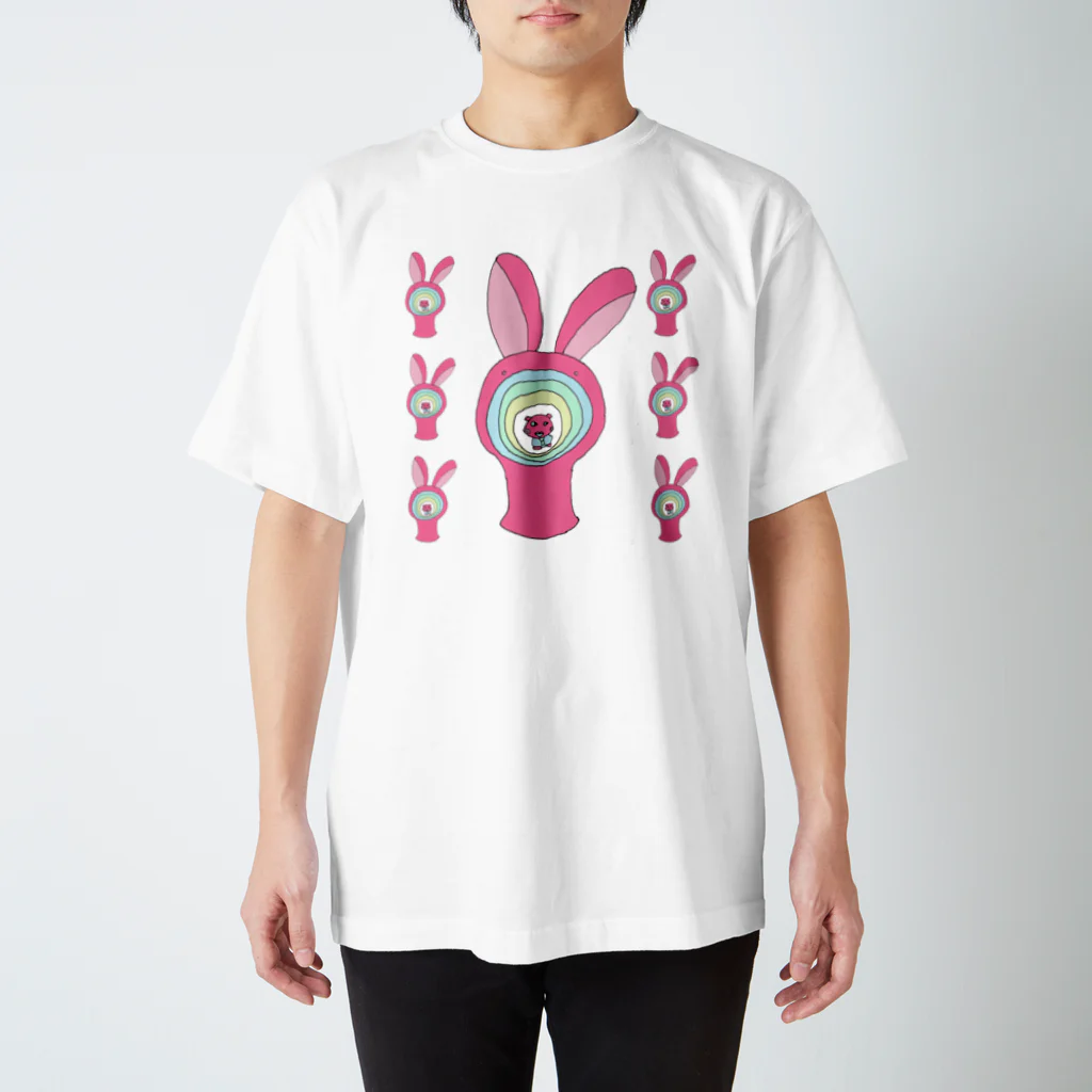 Rabbithumanaspetsのうさぎ型ワープロボ Regular Fit T-Shirt