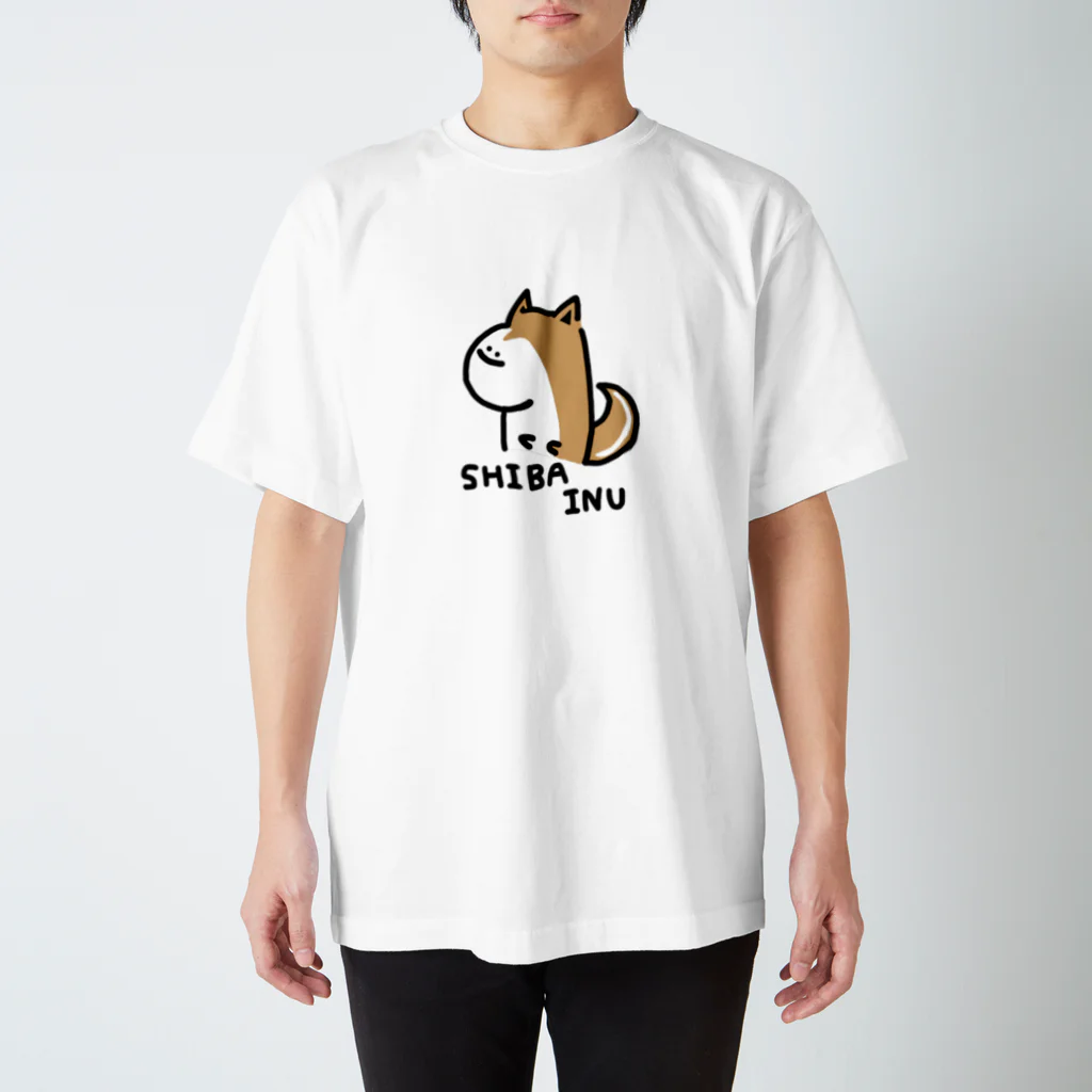 こーーのしばいぬさんのやつ スタンダードTシャツ