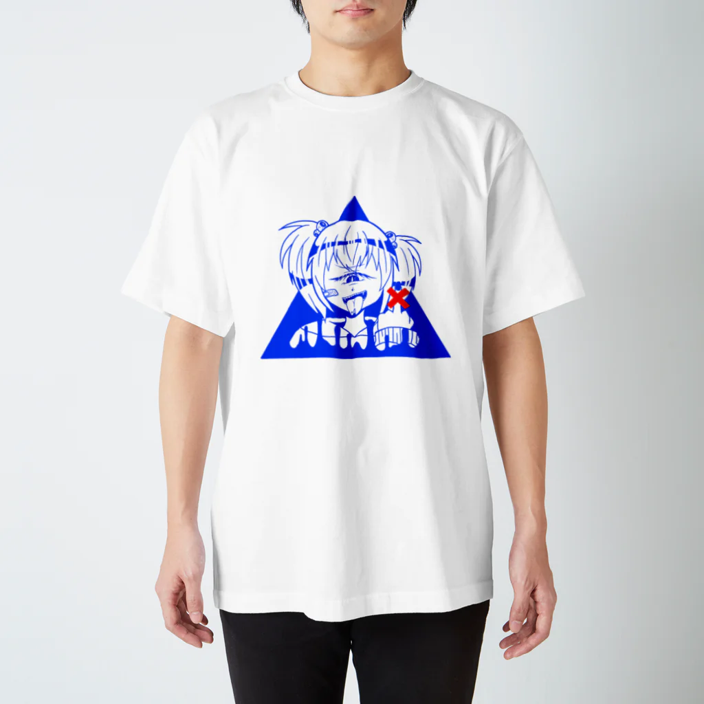 ラプトルの青い単眼ちゃん スタンダードTシャツ