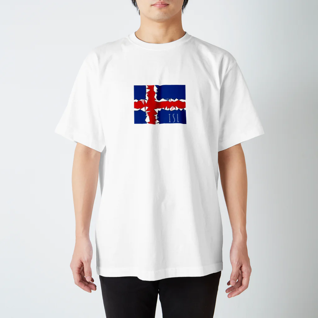 mijokulのISL アイスランド モチーフ Regular Fit T-Shirt