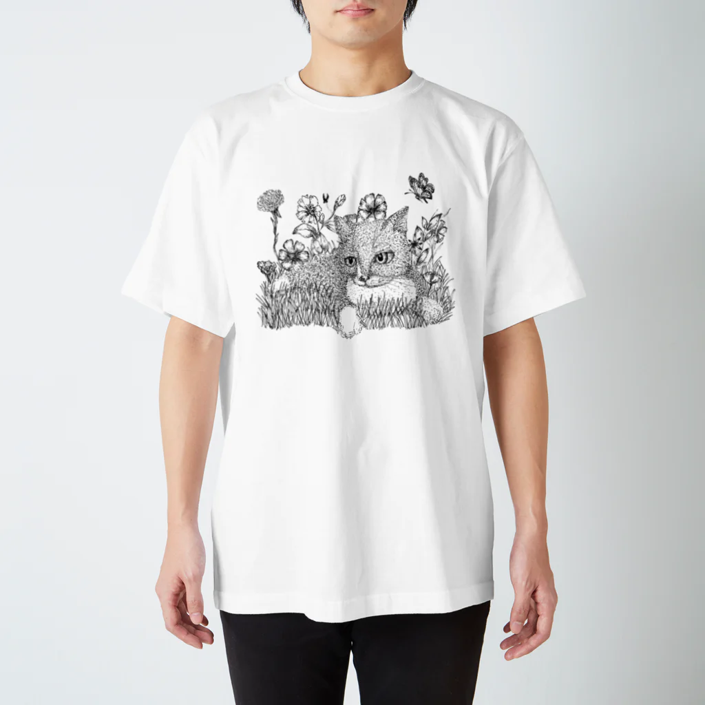 ハチワレ事務所のハチワレ猫 Regular Fit T-Shirt