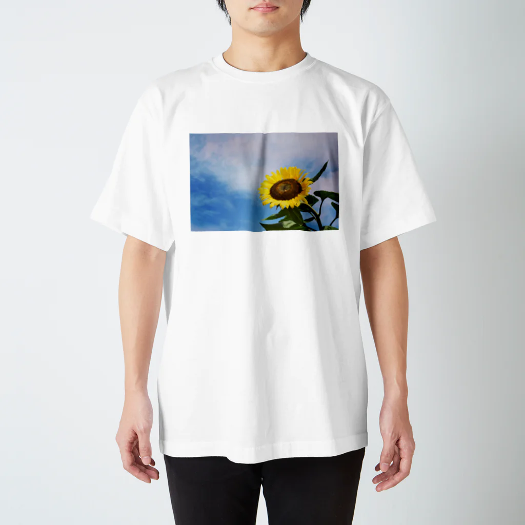 fuuku-sの向日葵と空 Regular Fit T-Shirt