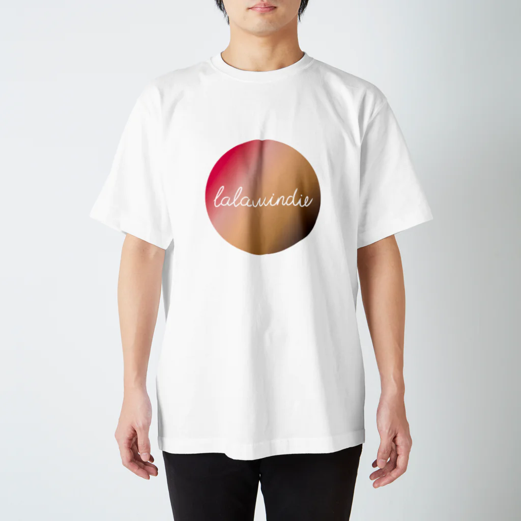 lalawindieのロゴマーク（グラデーション） スタンダードTシャツ