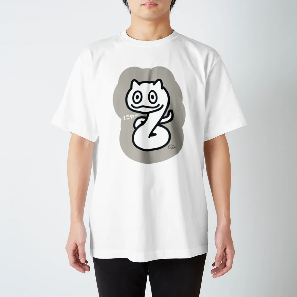 イラスト MONYAAT のへびにゃーん スタンダードTシャツ