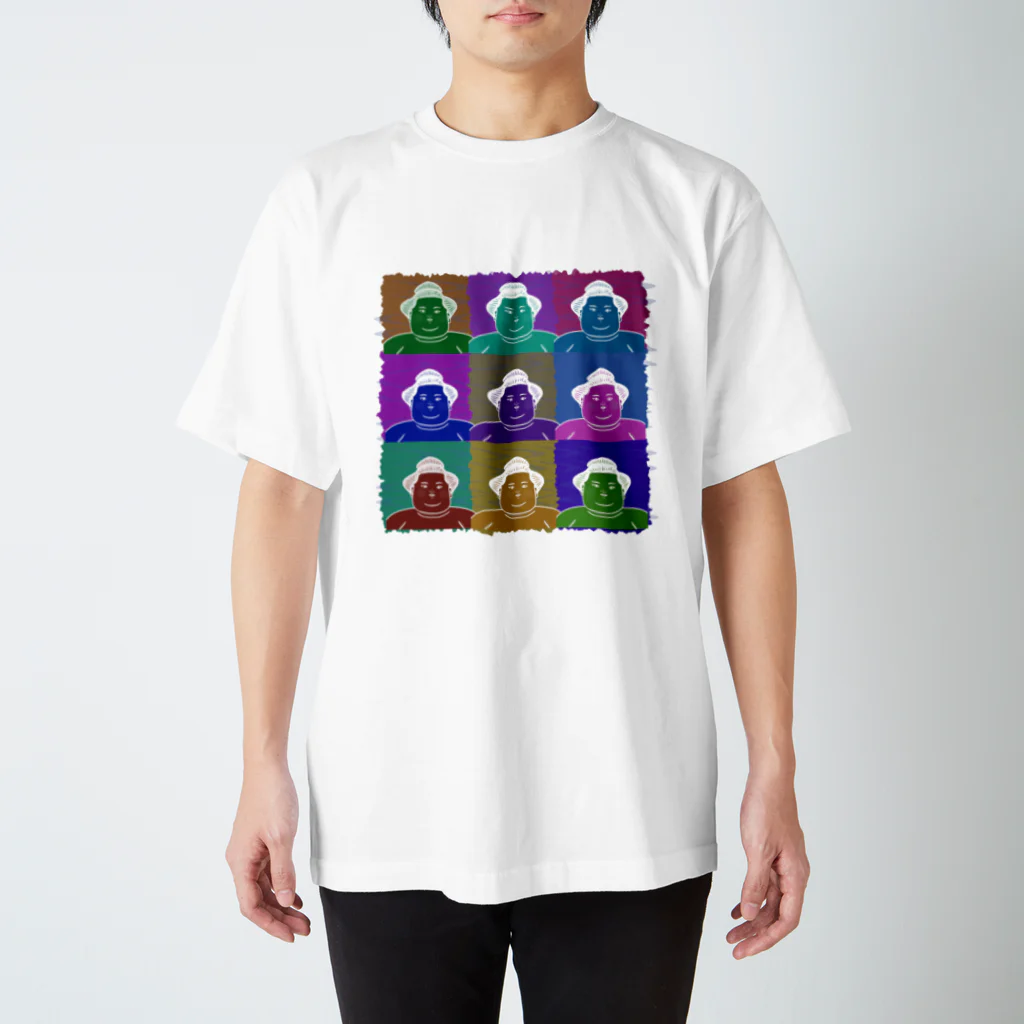 Heiwa_AriのSUMO WRESTLER (multicolor) スタンダードTシャツ