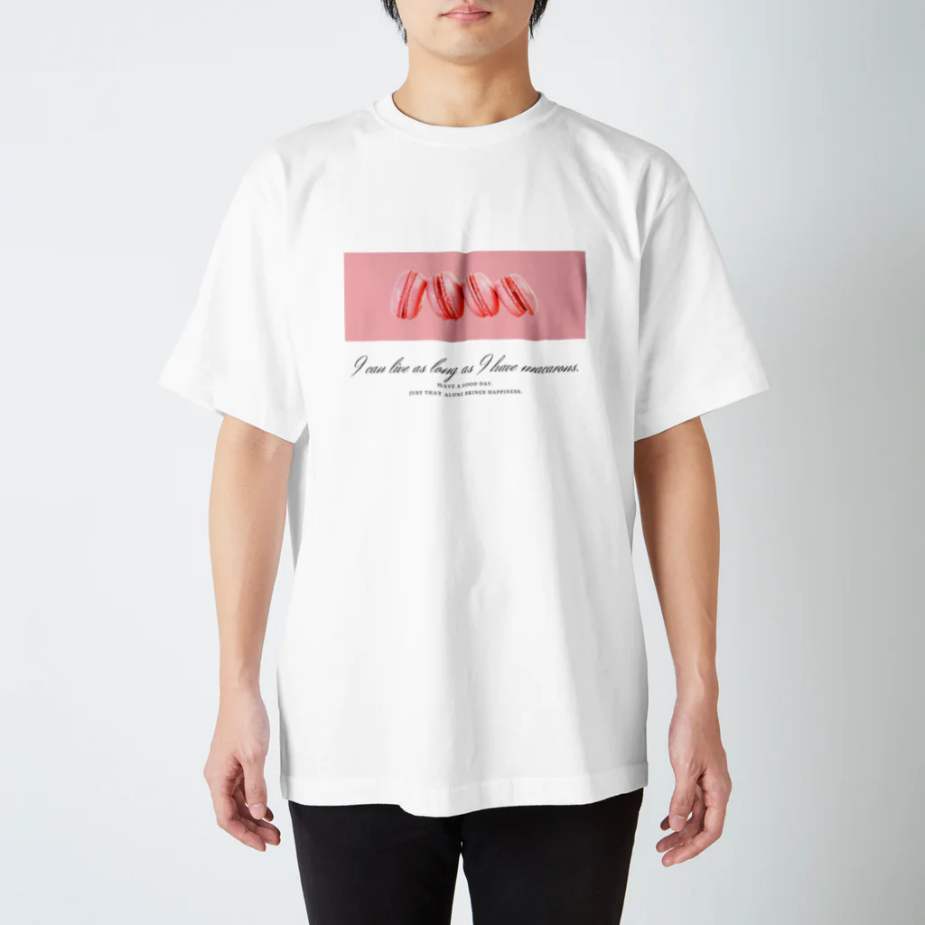 UNCHAINのマカロンさえあれば生きていけると思ってる人が着てそうなTシャツ Regular Fit T-Shirt