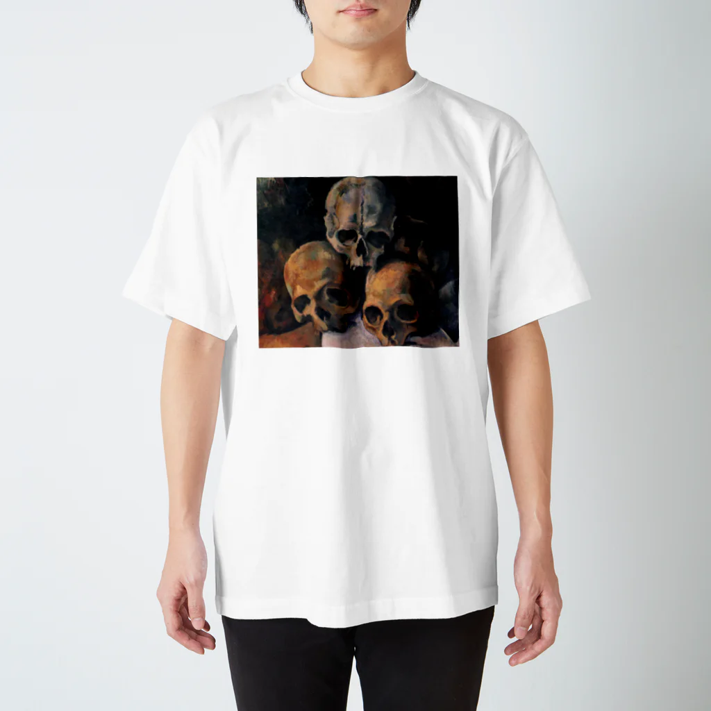 世界美術商店の積み重ねた骸骨 / Pyramid of Skulls スタンダードTシャツ