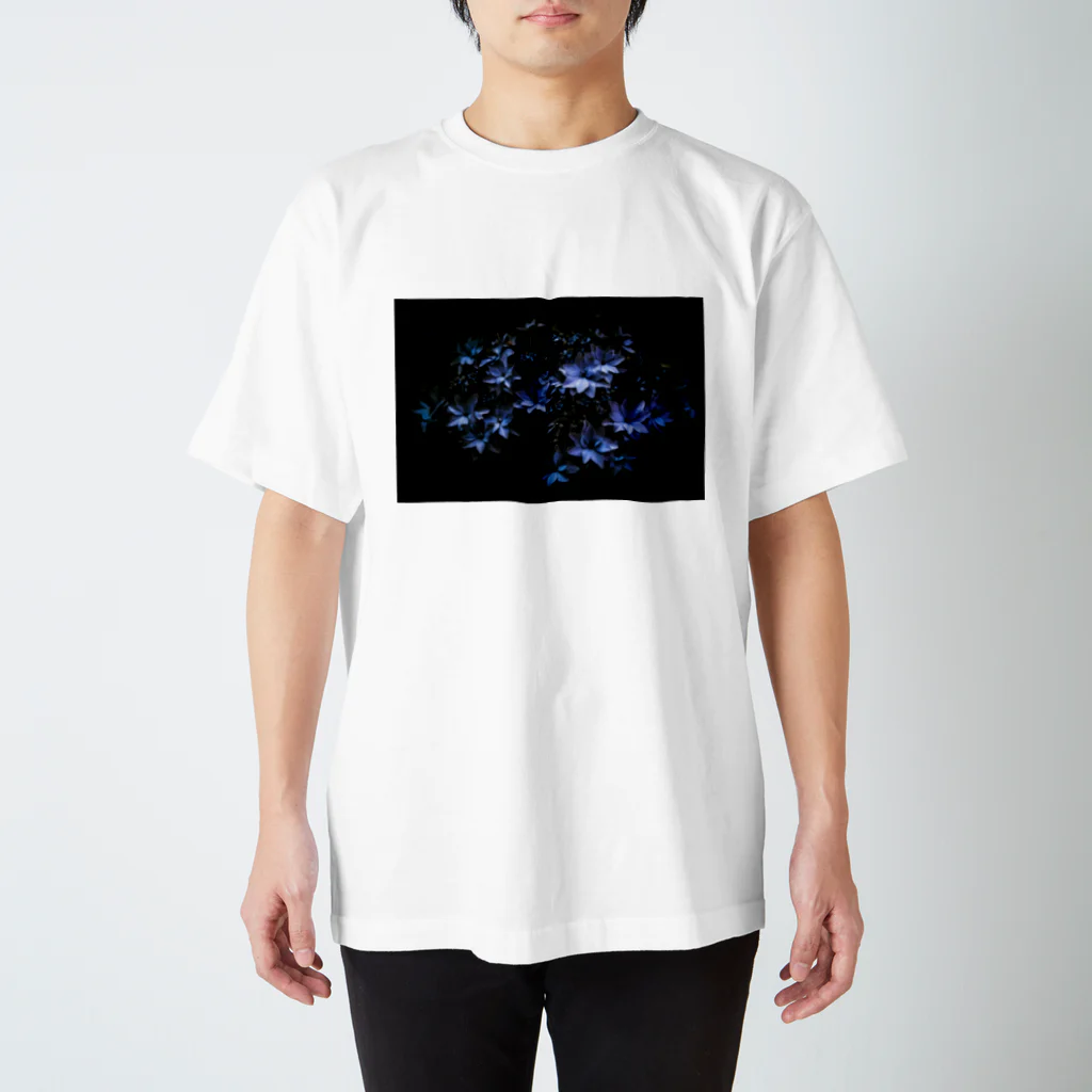 FUYUGITUNE-officialの紫陽花 宵闇青藍 スタンダードTシャツ