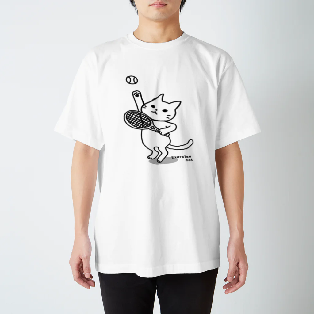 エクササイズ・キャットのエクササイズ キャット(テニス) Regular Fit T-Shirt