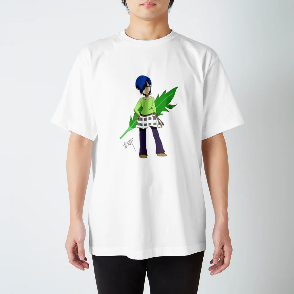 スキダマリンクのサラダみず菜さん スタンダードTシャツ